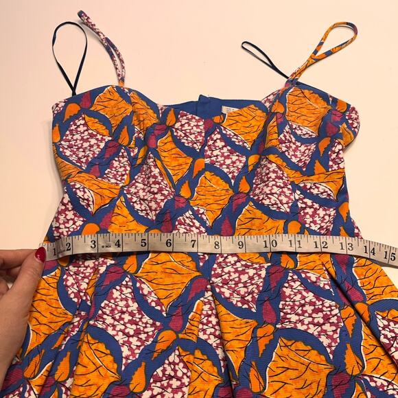 Zara Womens Tribal Print Open Back Mini Dress Medium - Picture 8 of 11